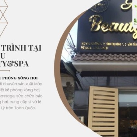 CÔNG TRÌNH PHÒNG XÔNG HƠI SPA TẠI MY MIU BEAUTY&SPA