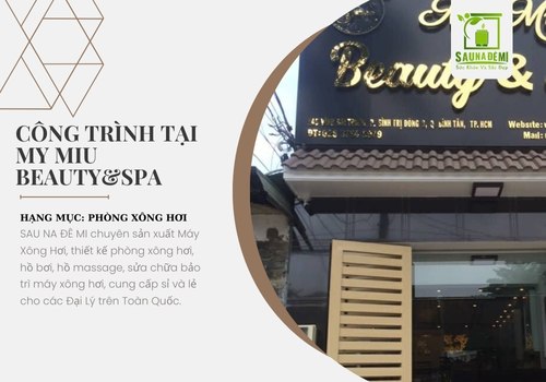 CÔNG TRÌNH PHÒNG XÔNG HƠI SPA TẠI MY MIU BEAUTY&SPA