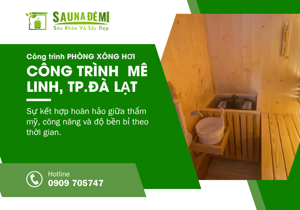 Công trình phòng xông hơi tại Mê Linh, TP. Đà Lạt-1