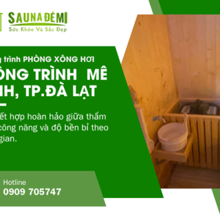 Công trình Phòng Xông Hơi – Mê Linh, TP. Đà Lạt