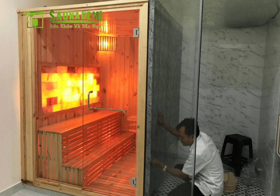 Công trình thi công phòng Xông hơi đá nóng 177 Lý Chính Thắng 5